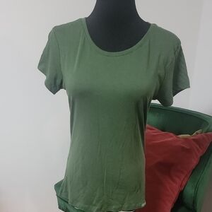 ONNO Women's Forest Green T-shirt Beechwood Small